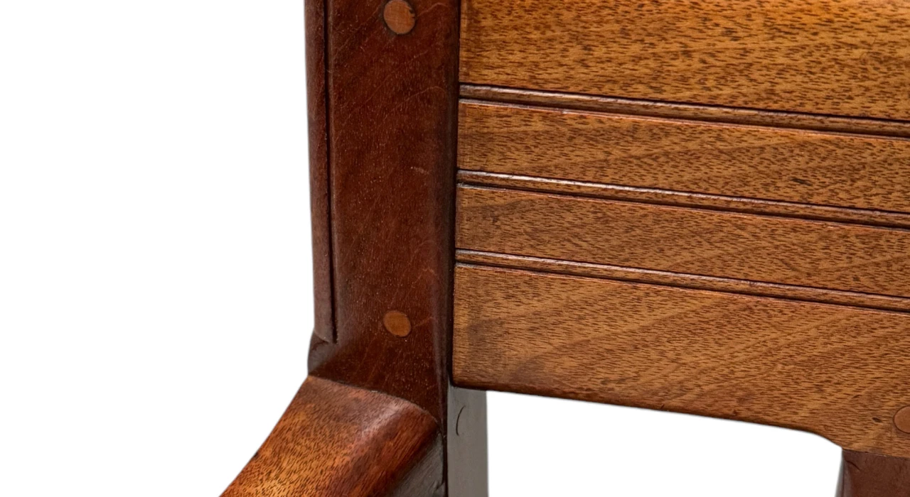 Jac. van den Bosch Arts & Crafts Club Chair for 't Binnenhuis Amsterdam, 1900s